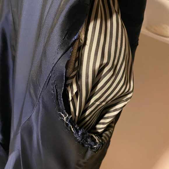 Ralph Lauren Black Label 100% Wool Navy Blazer - Picture 7 of 8